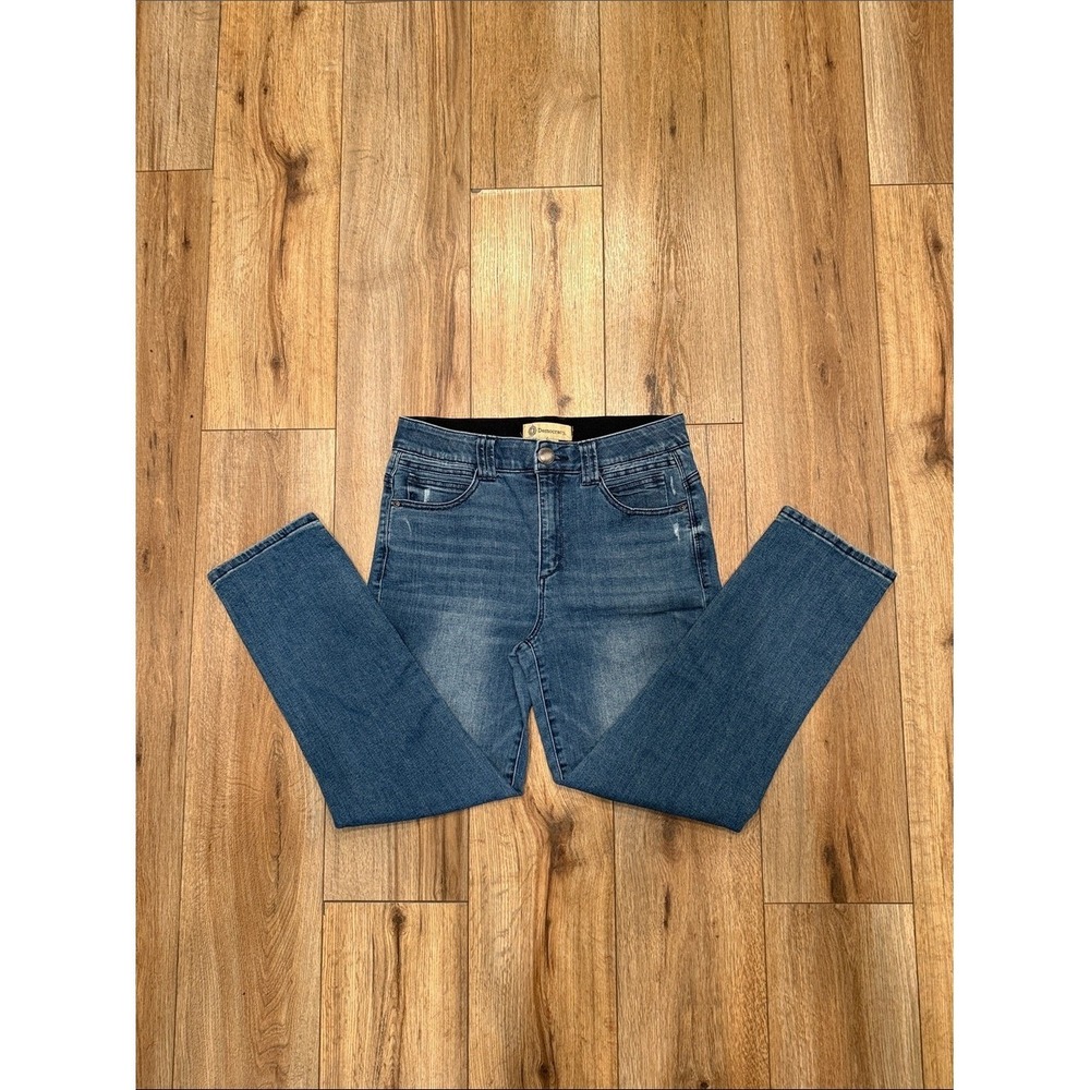 Democracy Ab Solution Straight Leg Jeans Womens Size 8 Medium Wash